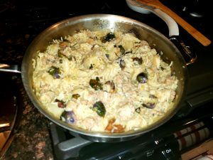 Turkey & Rice Casserole in Pan